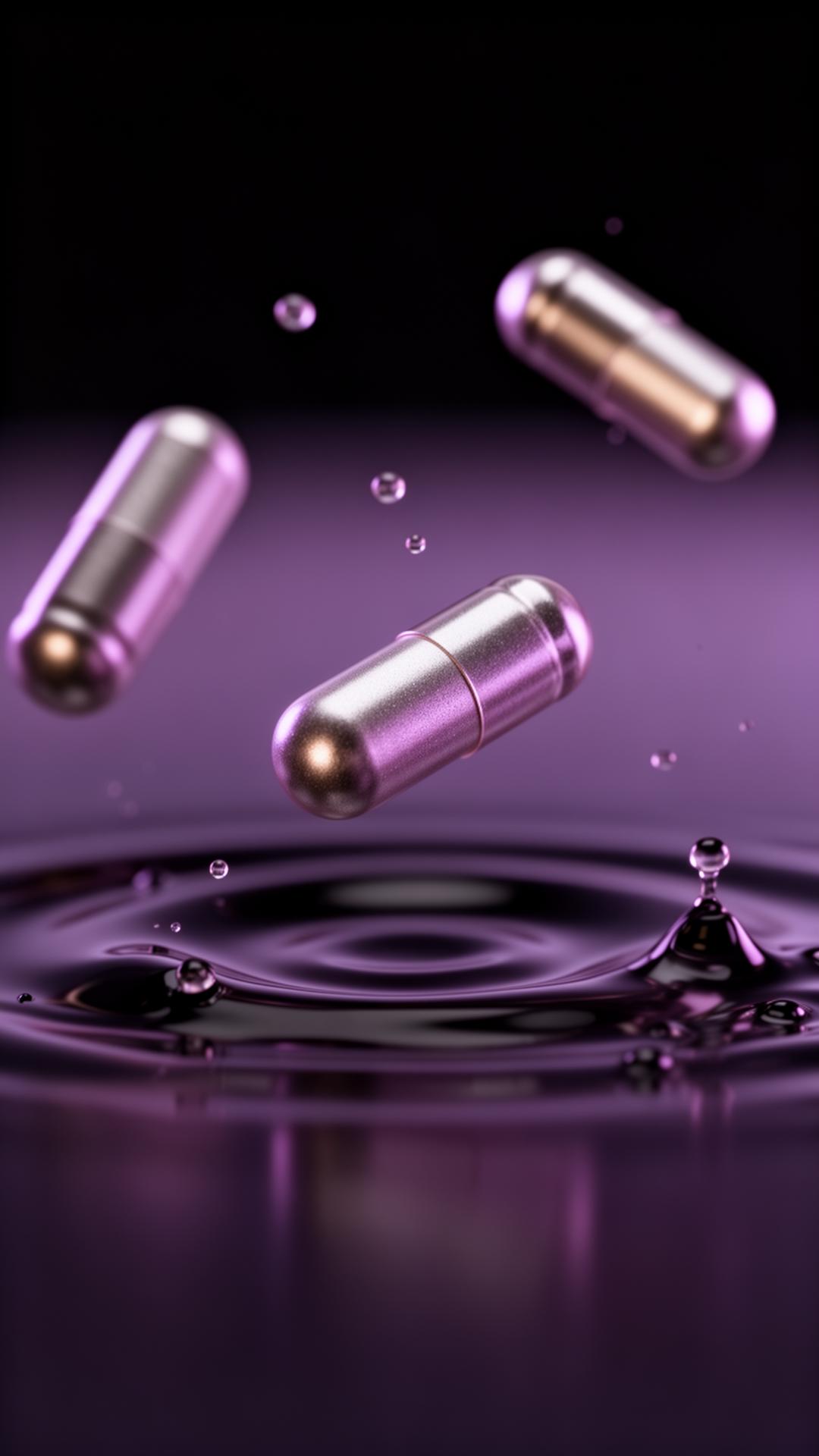 Macro das cápsulas Biocore FLOW